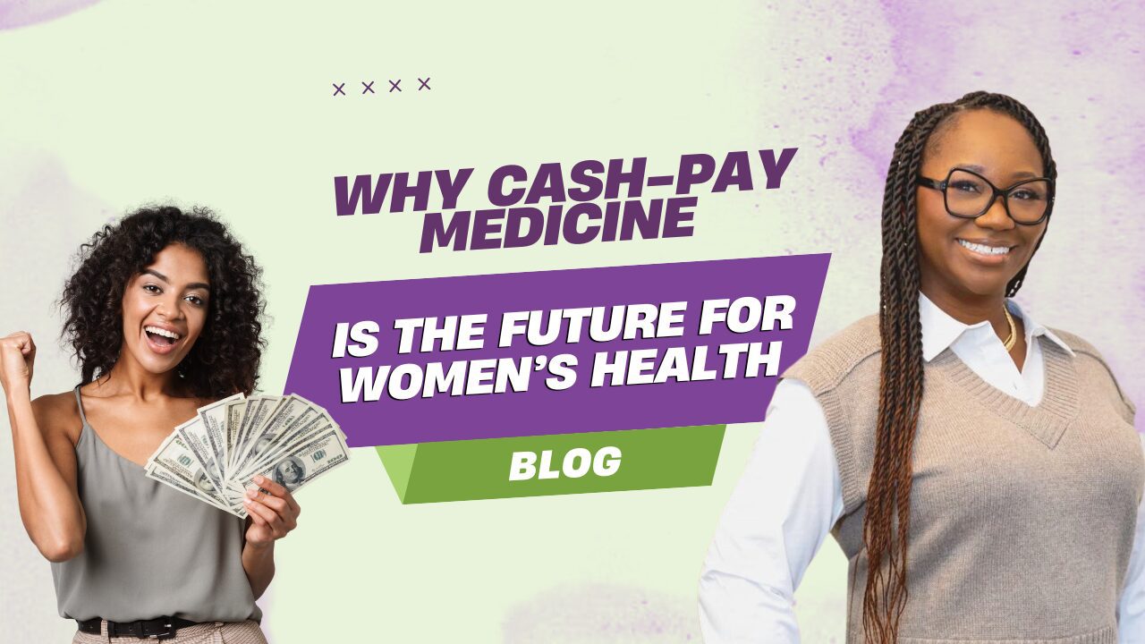 Two women, one holding cash, blog banner